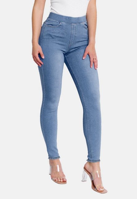 Egomaxx Skinny-fit-Jeans Denim Skinny Jeans Hose Stretch Röhrenjeans Vintag günstig online kaufen