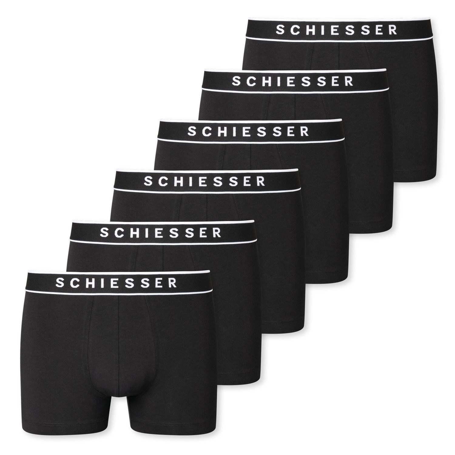 Schiesser Boxershorts Organic Cotton (6-St) mit günstig online kaufen