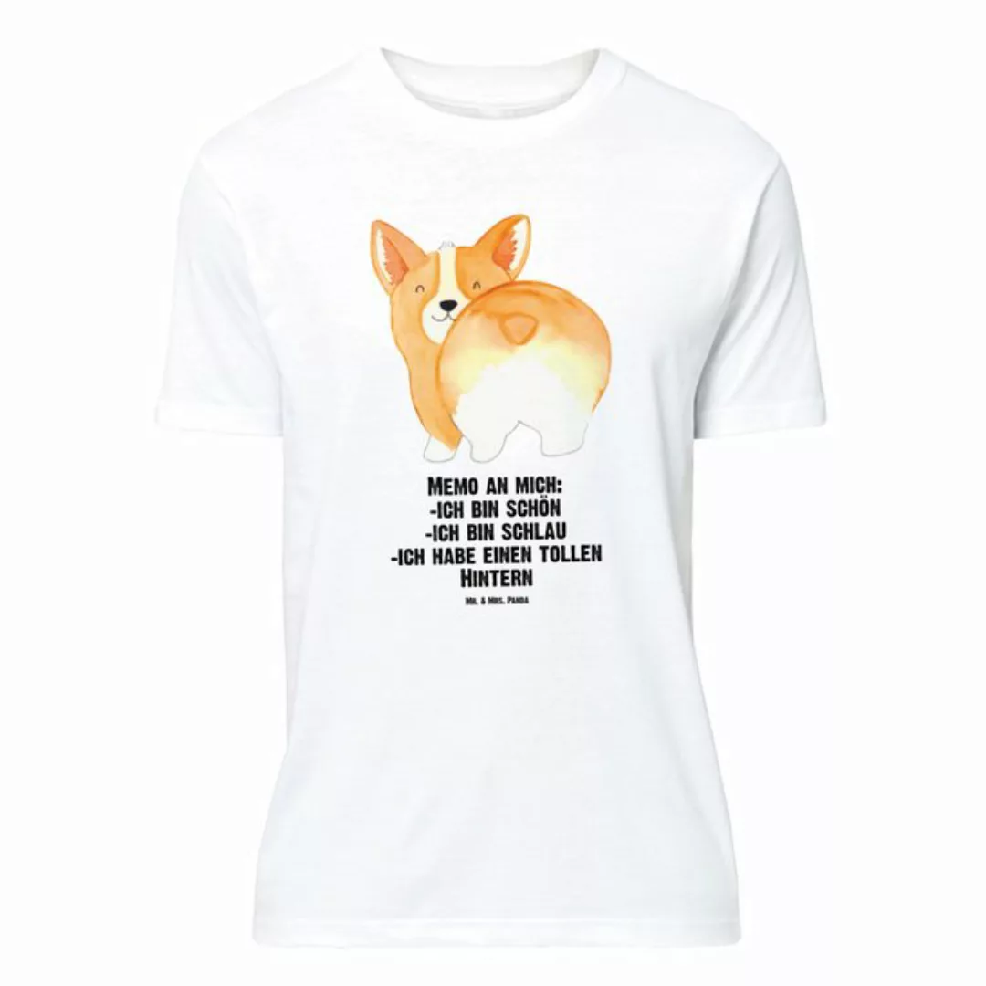 Mr. & Mrs. Panda T-Shirt Corgie Po - Weiß - Geschenk, Wauwau, Hundebesitzer günstig online kaufen