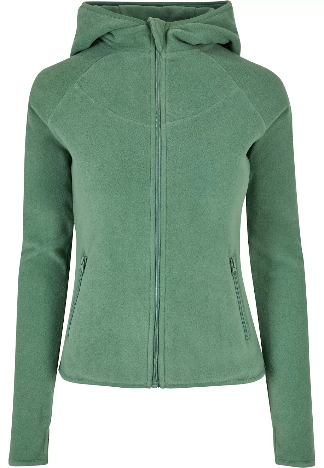 URBAN CLASSICS Sweatjacke "Urban Classics Damen Ladies Polar Fleece Zip Hoo günstig online kaufen