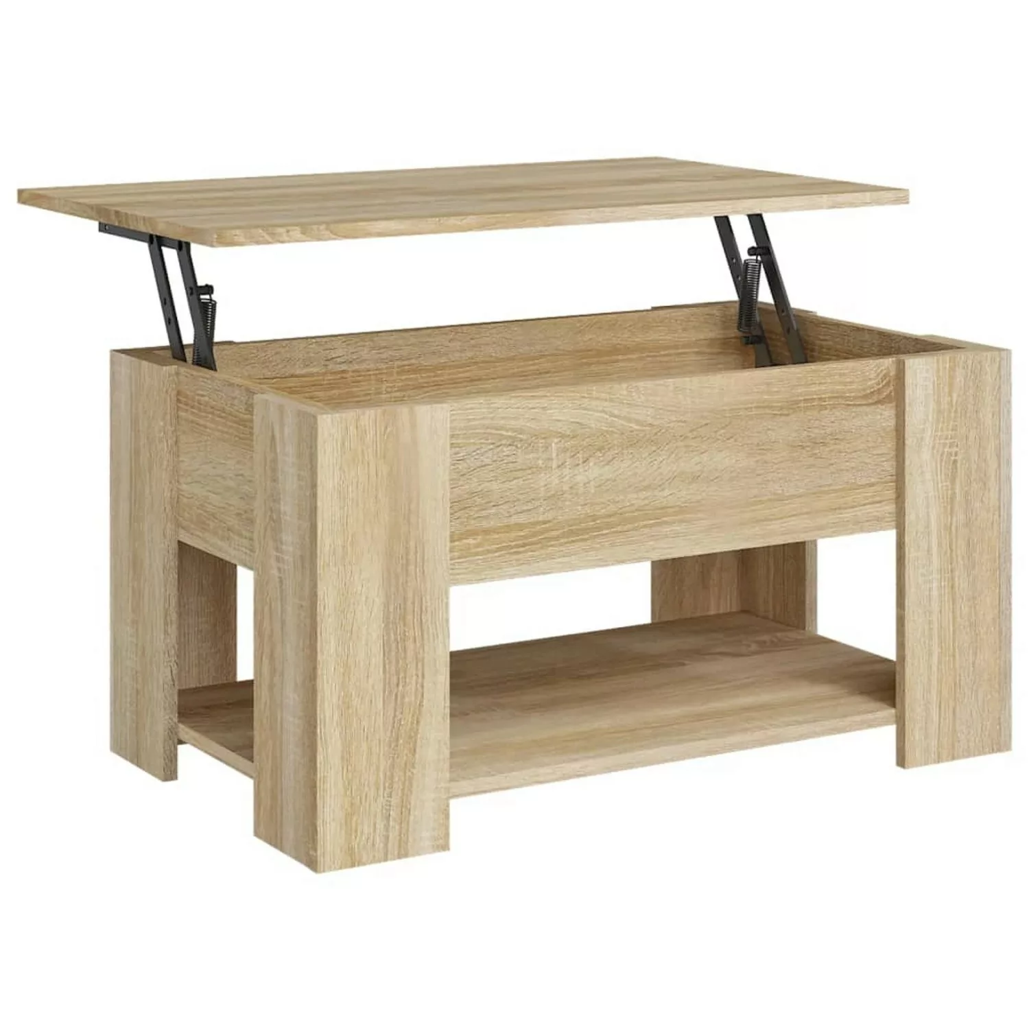 vidaXL Couchtisch Sonoma-Eiche 79x49x41 cm Holzwerkstoff günstig online kaufen