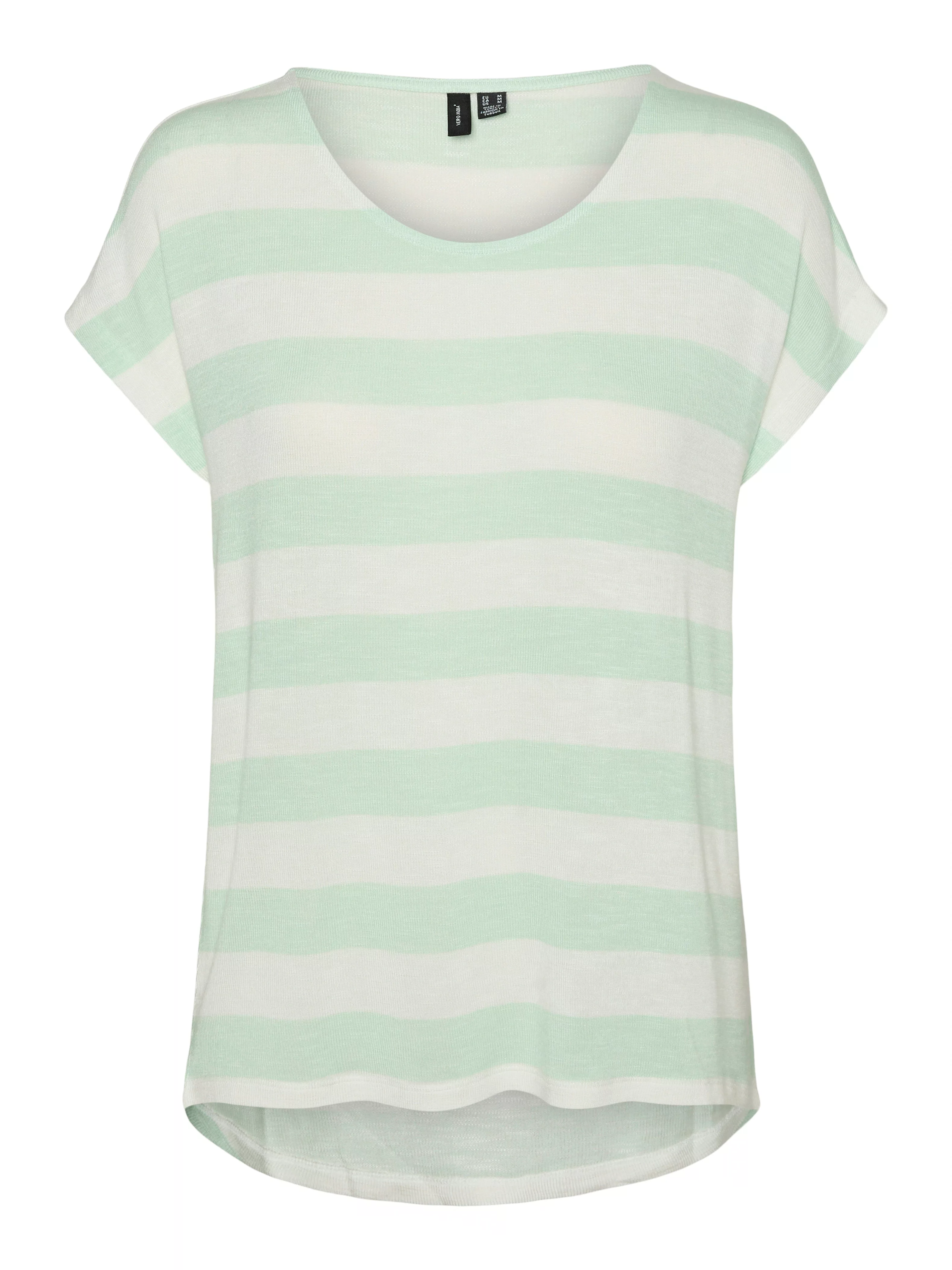 Vero Moda Kurzarmshirt "VMWIDE STRIPE SL TOP GA JRS NOOS" günstig online kaufen