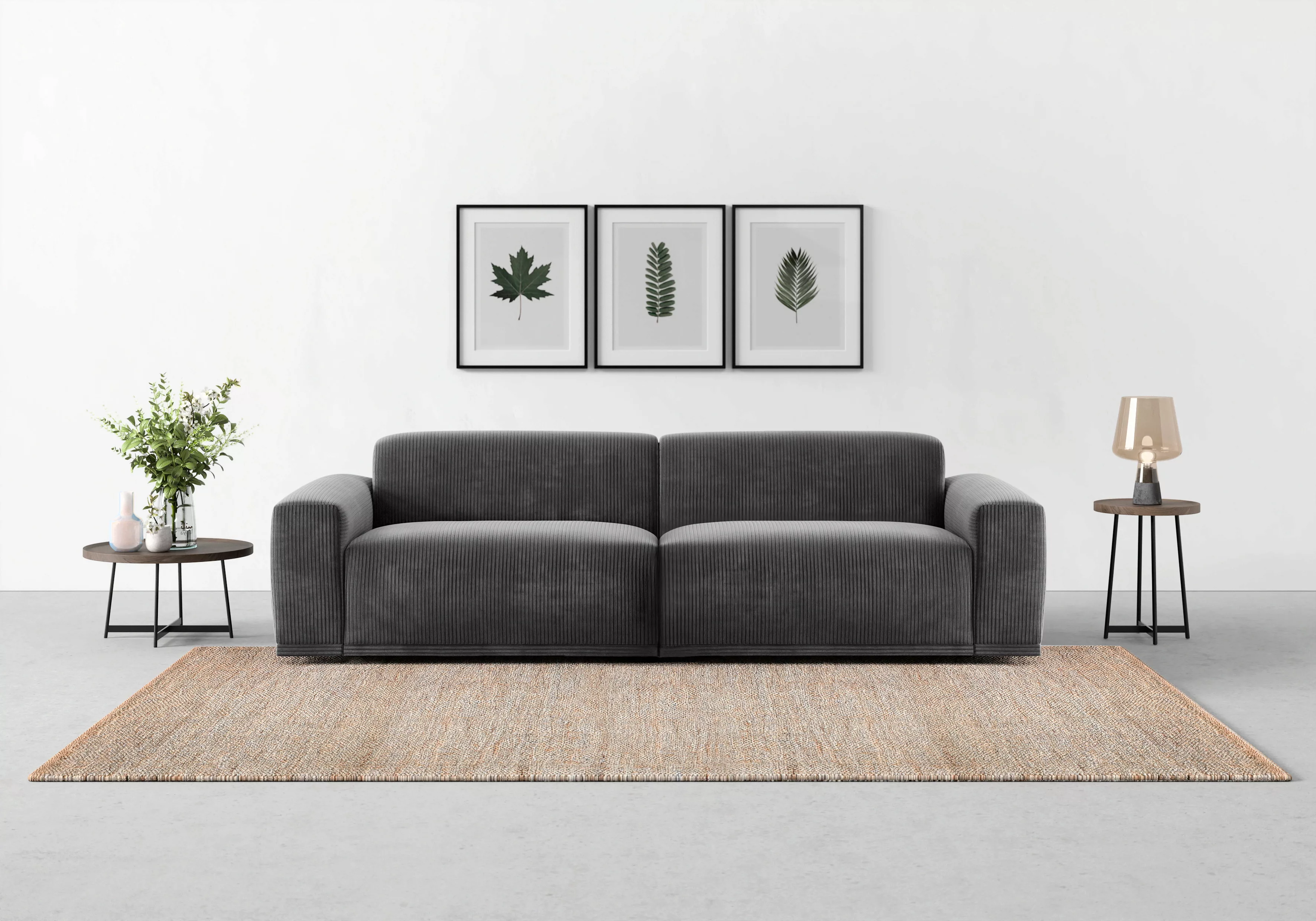 TRENDMANUFAKTUR Big-Sofa "Braga, mit hochwertigem Kaltschaum, Megasofa, in günstig online kaufen