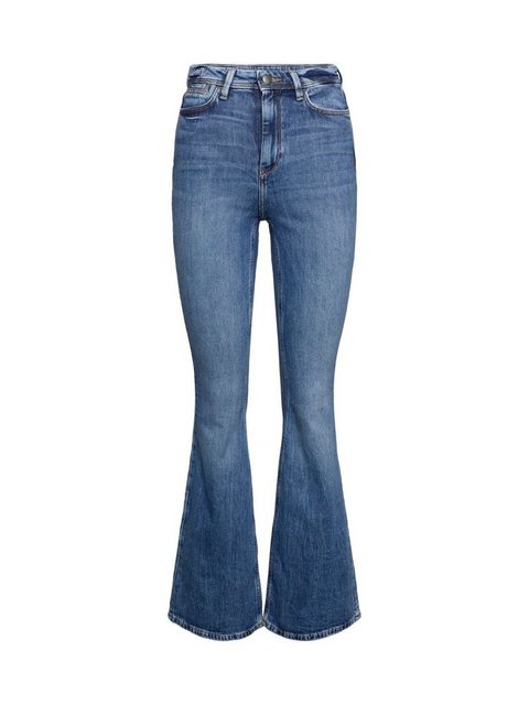 edc by Esprit Bootcut-Jeans High-Waist-Jeans aus Denim mit ausgestelltem Be günstig online kaufen