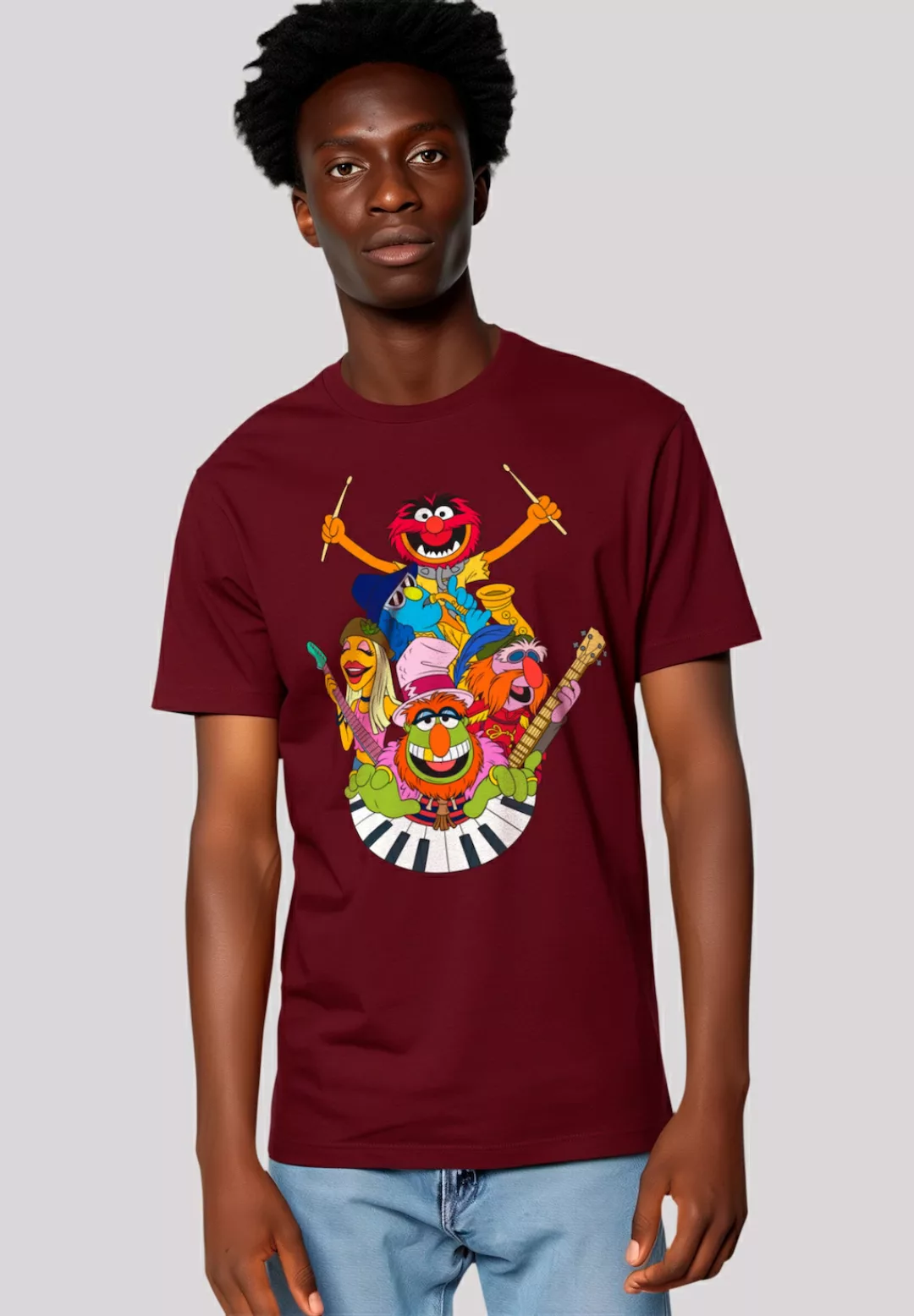 F4NT4STIC T-Shirt "Disney Muppets Dr. Teeth and The Electric Mayhem", Premi günstig online kaufen