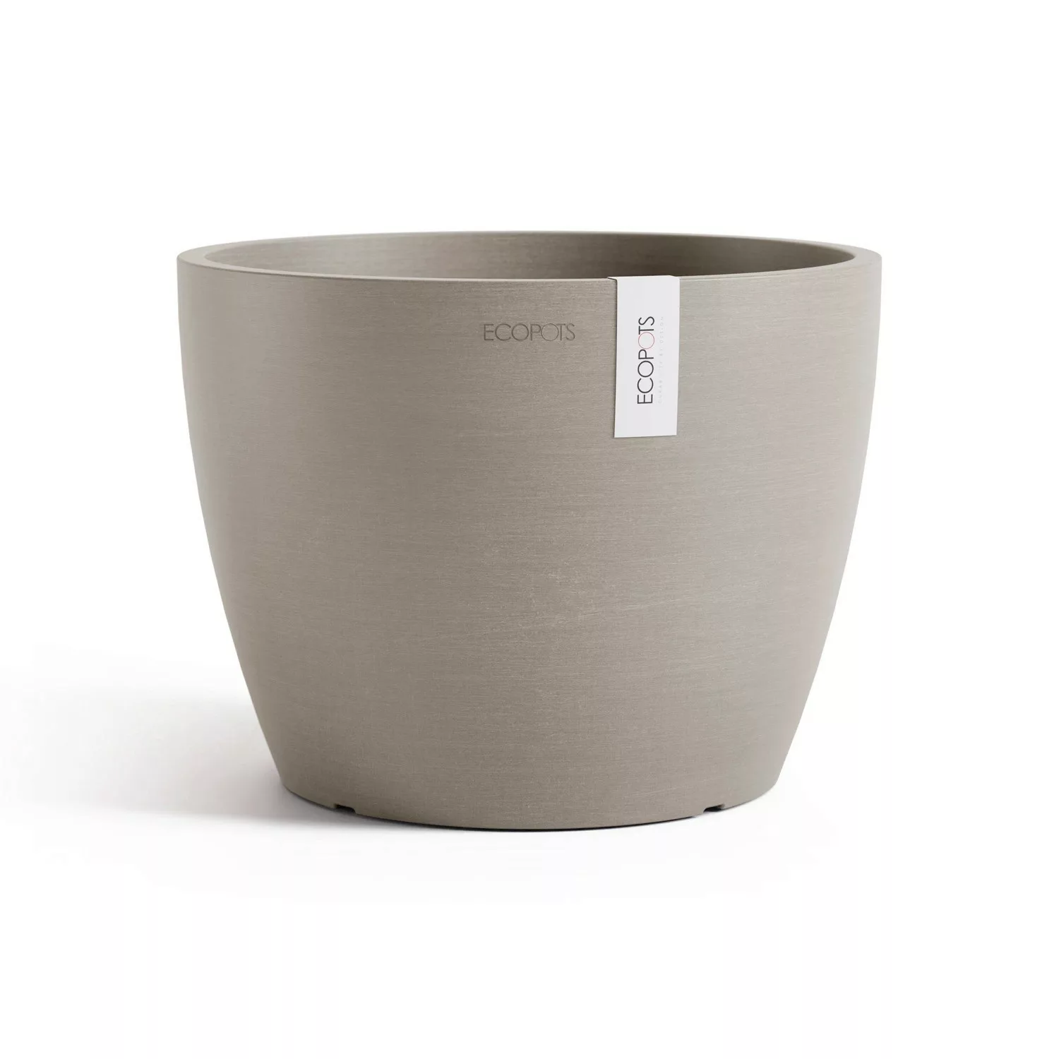 ECOPOTS Blumentopf "Stockholm 24 Taupe", für innen und außen: frostsicher, günstig online kaufen