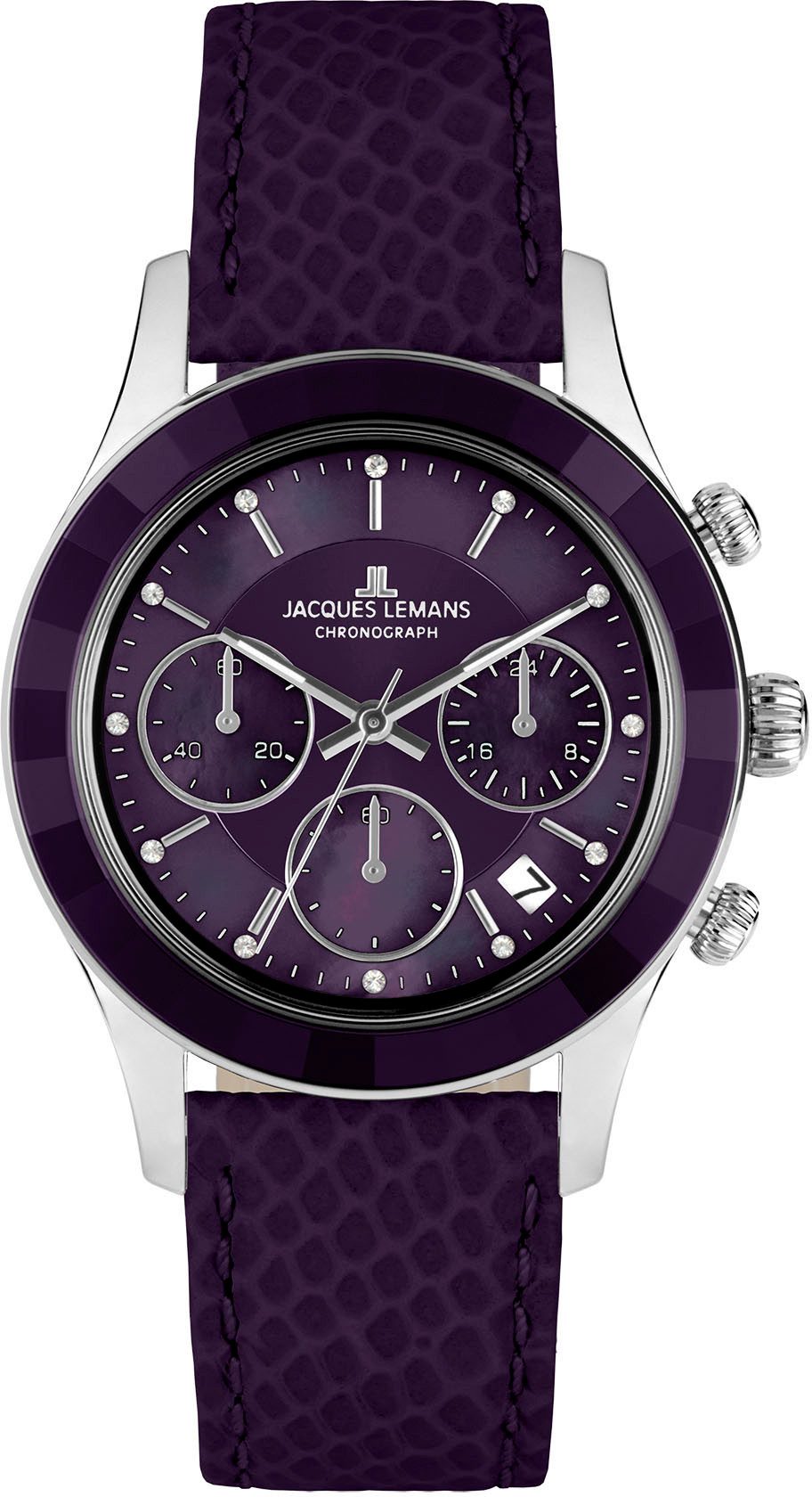 Jacques Lemans Chronograph Venice 1-2151J, Armbanduhr, günstig online kaufen