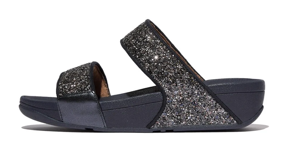 Fitflop Pantolette "LULU MULTI-TONAL GLITTER", Badeschuh, Slides, Sandale m günstig online kaufen