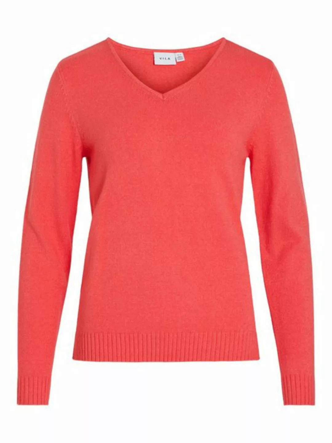 Vila Strickpullover Dünner Strickpullover Basic Stretch Sweater VIRIL VIRIL günstig online kaufen