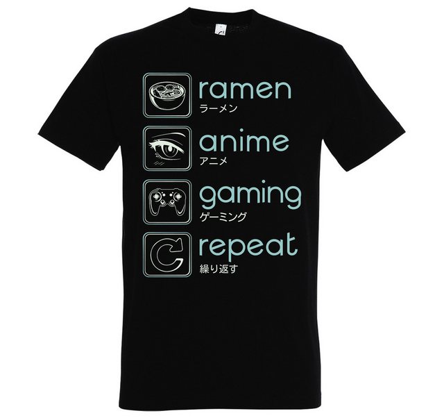 Youth Designz Print-Shirt Ramen Anime Gaming Herren T-Shirt mit lustigen Lo günstig online kaufen