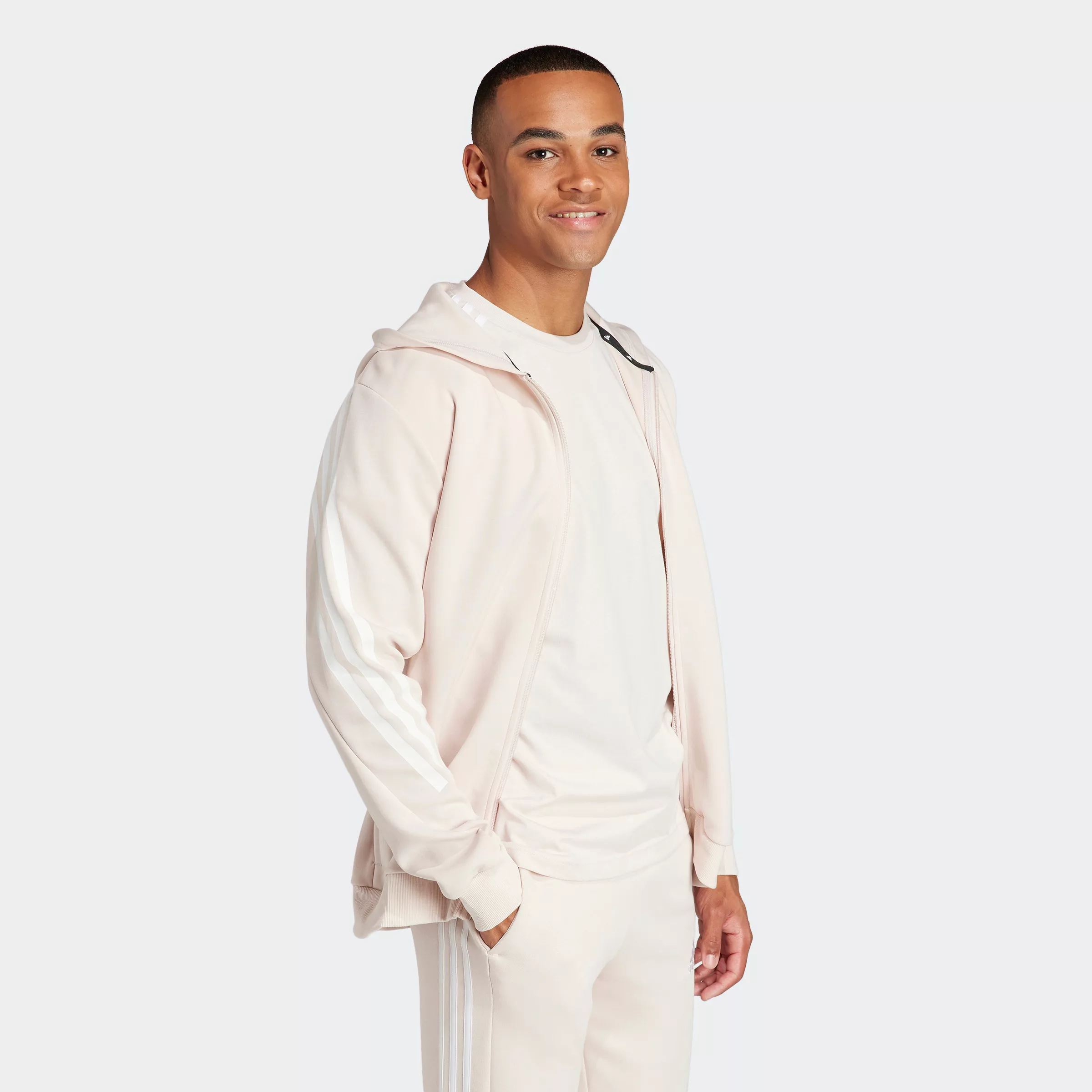 adidas Sportswear Kapuzensweatshirt "M FI 3S FZ" günstig online kaufen