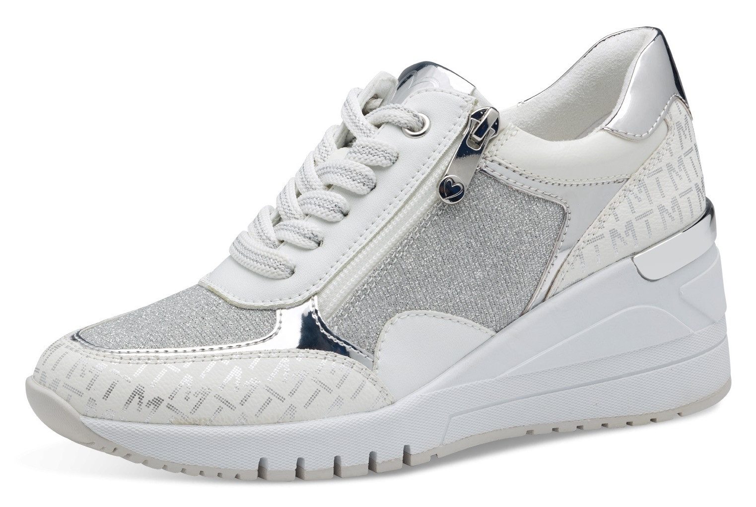 MARCO TOZZI Keilsneaker, Freizeitschuh, Halbschuh, Schnürschuh günstig online kaufen