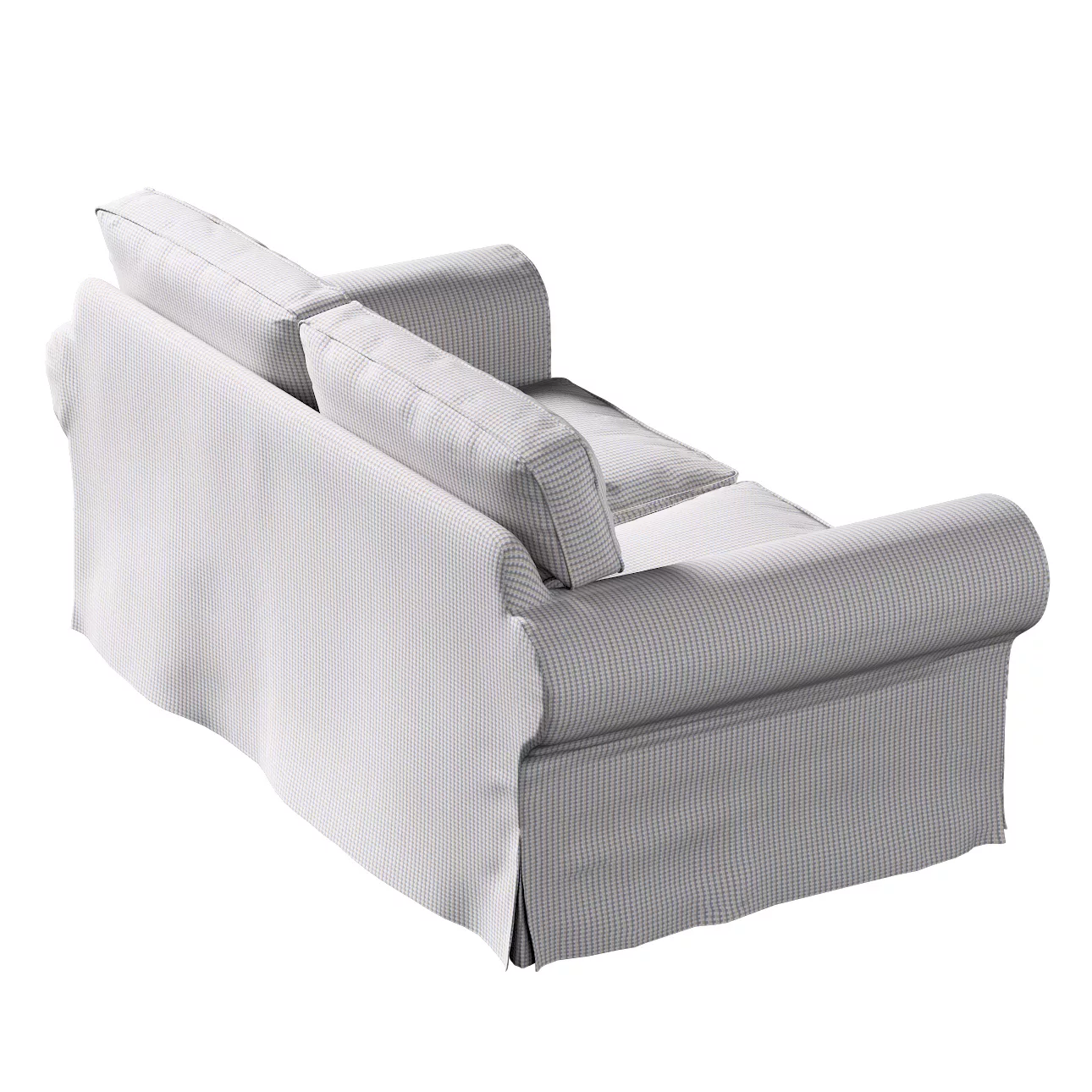 Bezug für Ektorp 2-Sitzer Schlafsofa NEUES Modell, beige-blau, Sofabezug fü günstig online kaufen