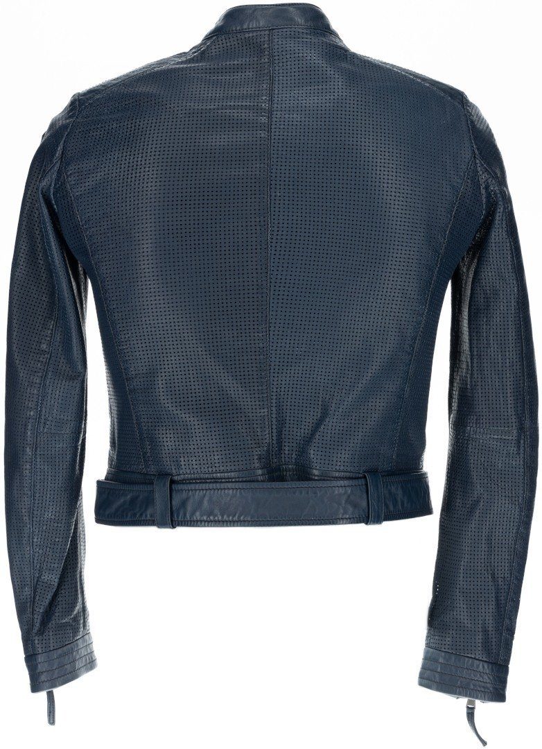 Blauer Allwetterjacke USA Moore Perforierte Damen günstig online kaufen