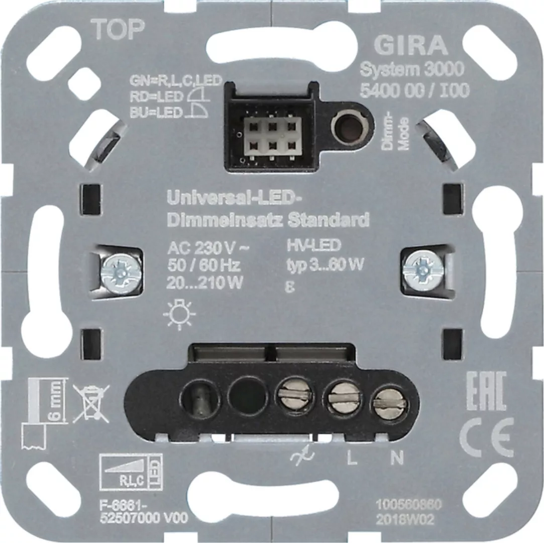 Gira Uni-LED-Dimmeinsatz standard 540000 günstig online kaufen