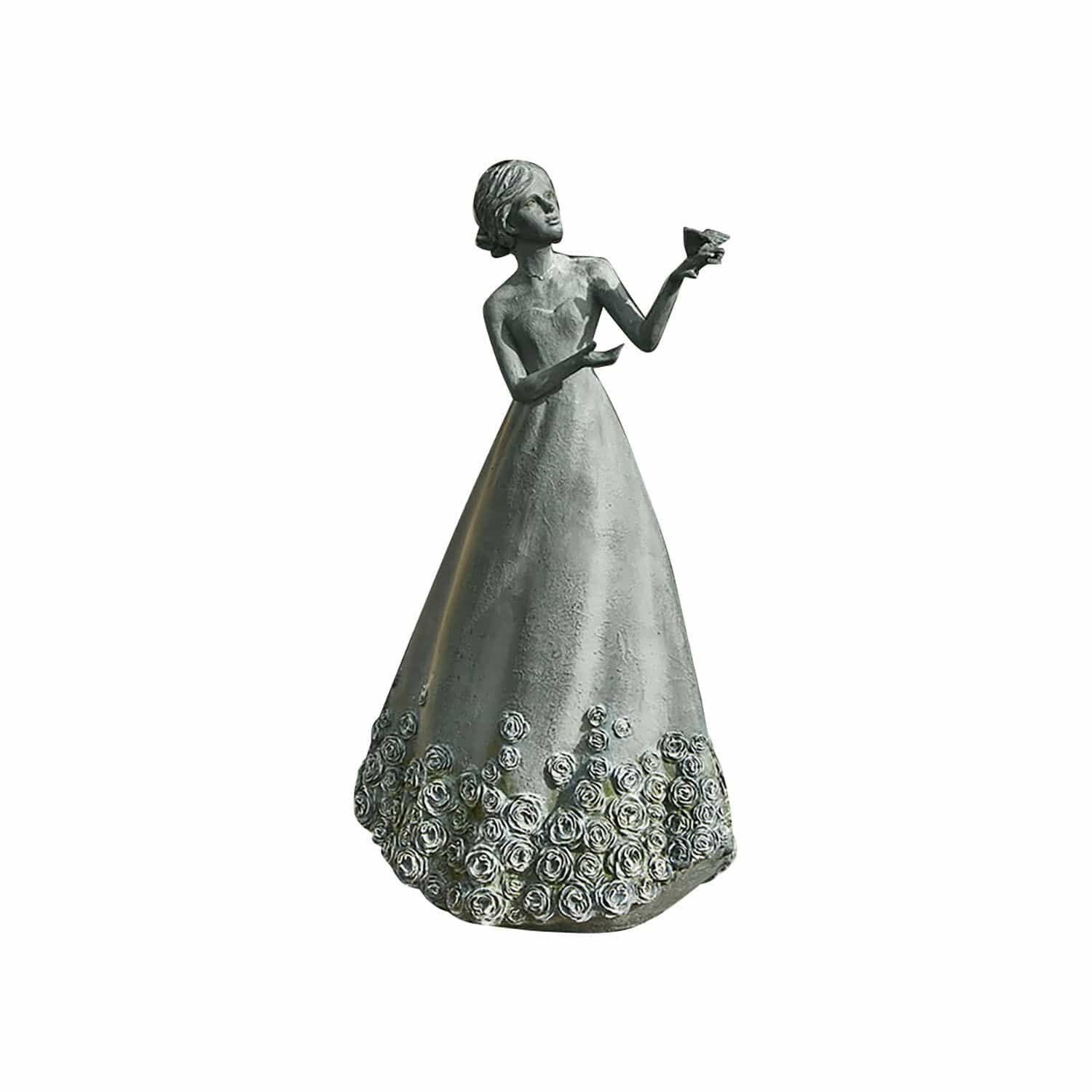 Mirabeau Dekofigur Deko-Figur Yasminah antikgrau günstig online kaufen