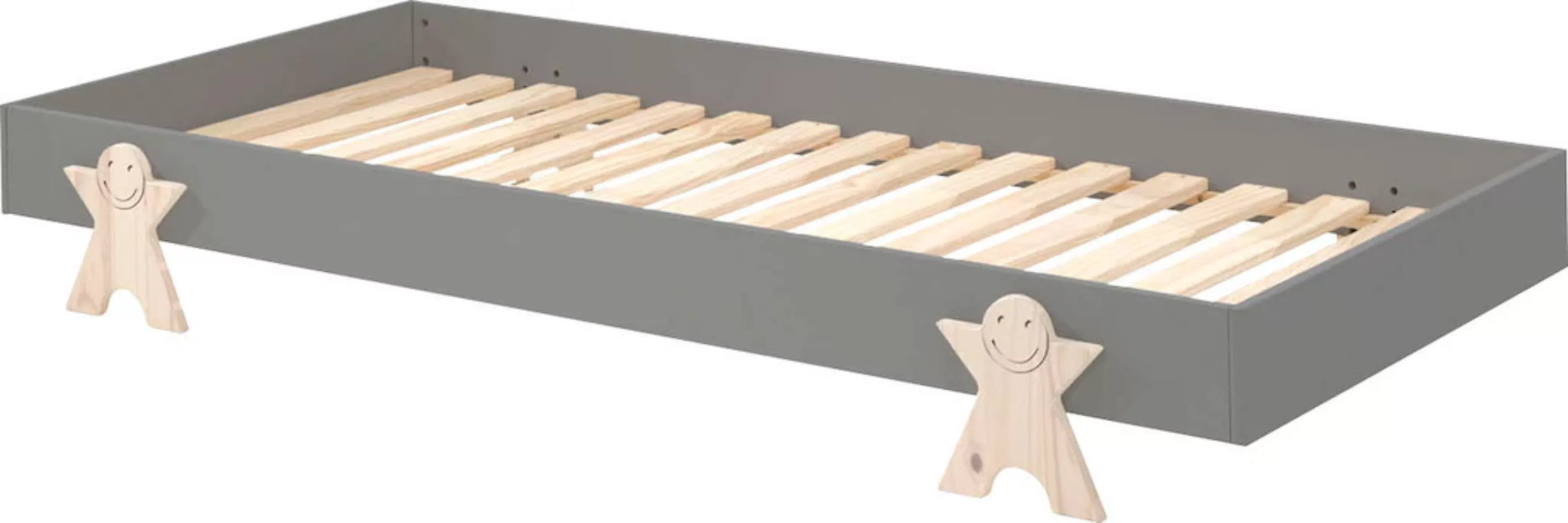 Vipack Kinderbett "Modulo, stapelbares Einzelbett, inkl. Rolllattenrost, 2 günstig online kaufen