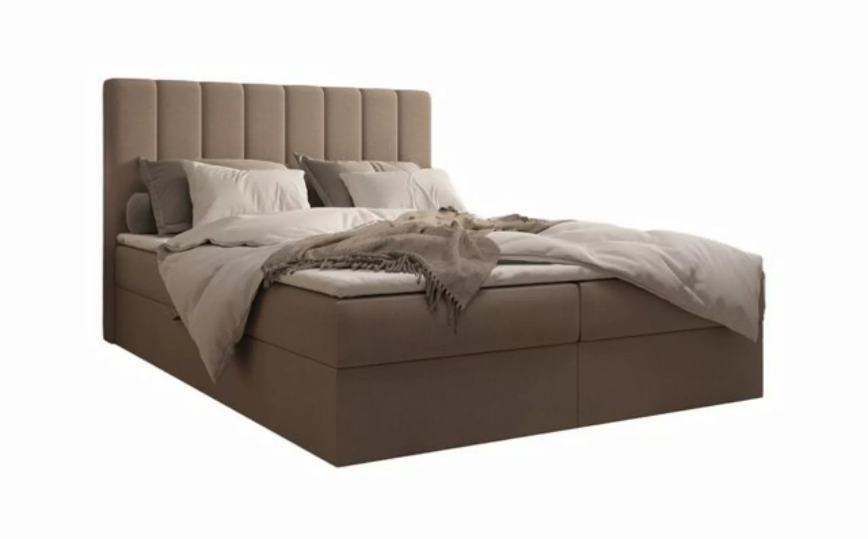 MOEBLO Boxspringbett Bett 01 (Bonell-Matratze und Topper, Doppelbett gepols günstig online kaufen