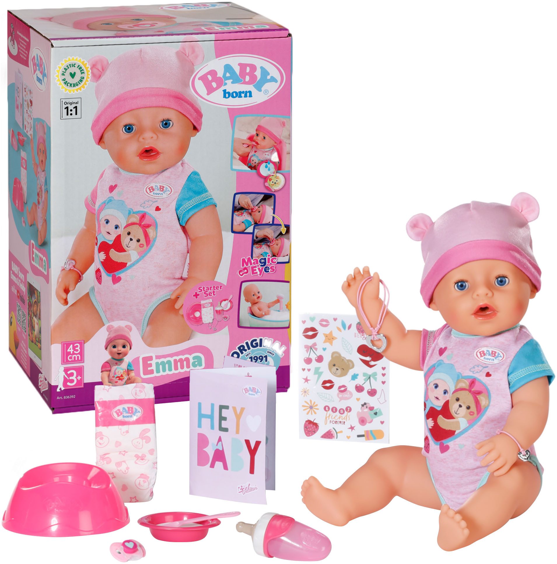 Baby Born Babypuppe Emma, 43 cm günstig online kaufen