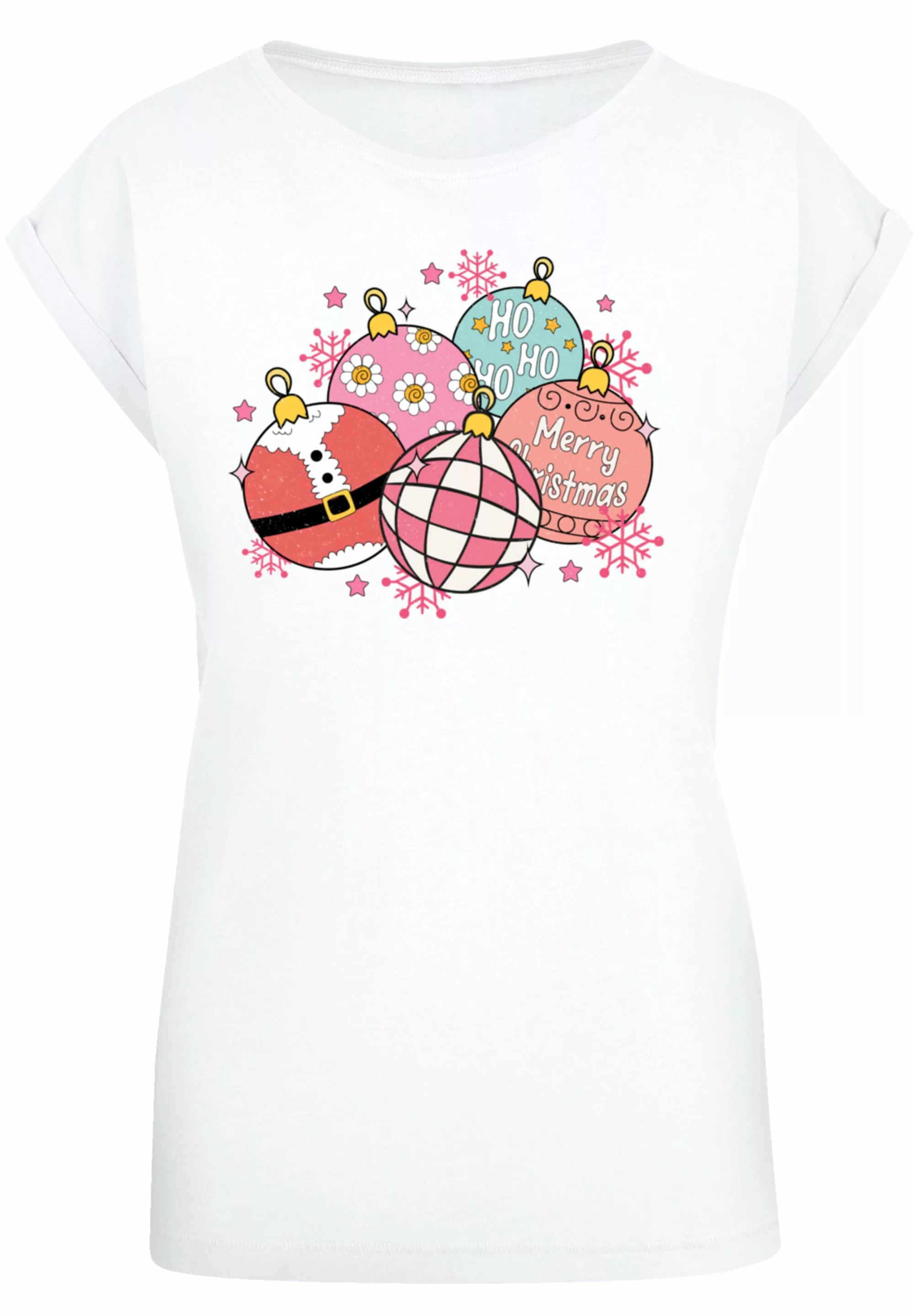 F4NT4STIC T-Shirt "Pink Cute Weihnachten Tree Balls", Premium Qualität, Wei günstig online kaufen