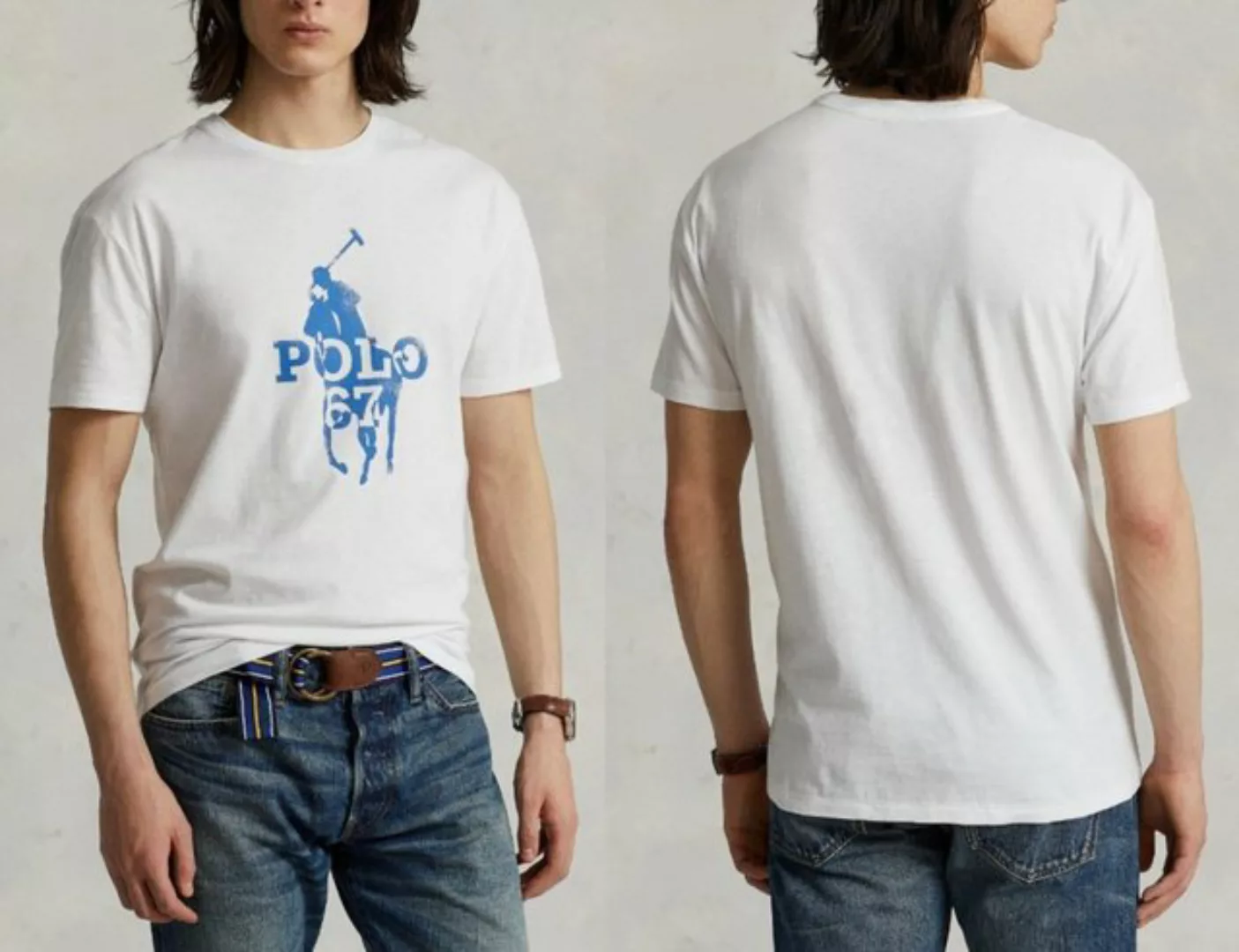 Ralph Lauren T-Shirt Polo Ralph Lauren Polo Player 67 Print T-Shirt Shirt C günstig online kaufen