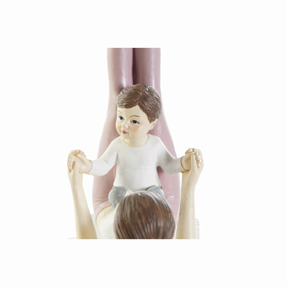 Deko-figur Dkd Home Decor Rosa Harz Yoga (15,5 X 6,5 X 17 Cm) günstig online kaufen