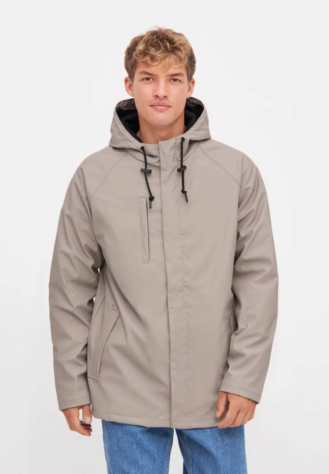 Derbe Regen- und Matschjacke "Passby plain", mit Kapuze, wasserabweisend, w günstig online kaufen