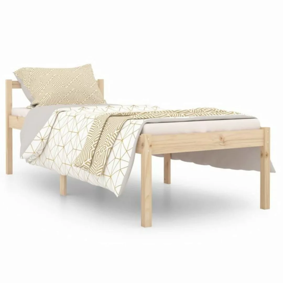 furnicato Bett Seniorenbett 90x200 cm Massivholz Kiefer günstig online kaufen