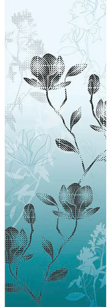 Architects Paper Fototapete »Mystic Blossoms Blue«, Floral Tapete Natur Tür günstig online kaufen
