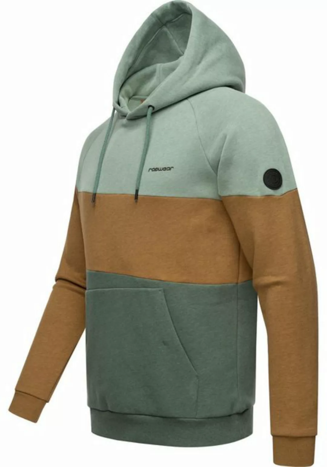 Ragwear Hoodie - Kapuzenpullover mit Blockstreifen - TRISO günstig online kaufen