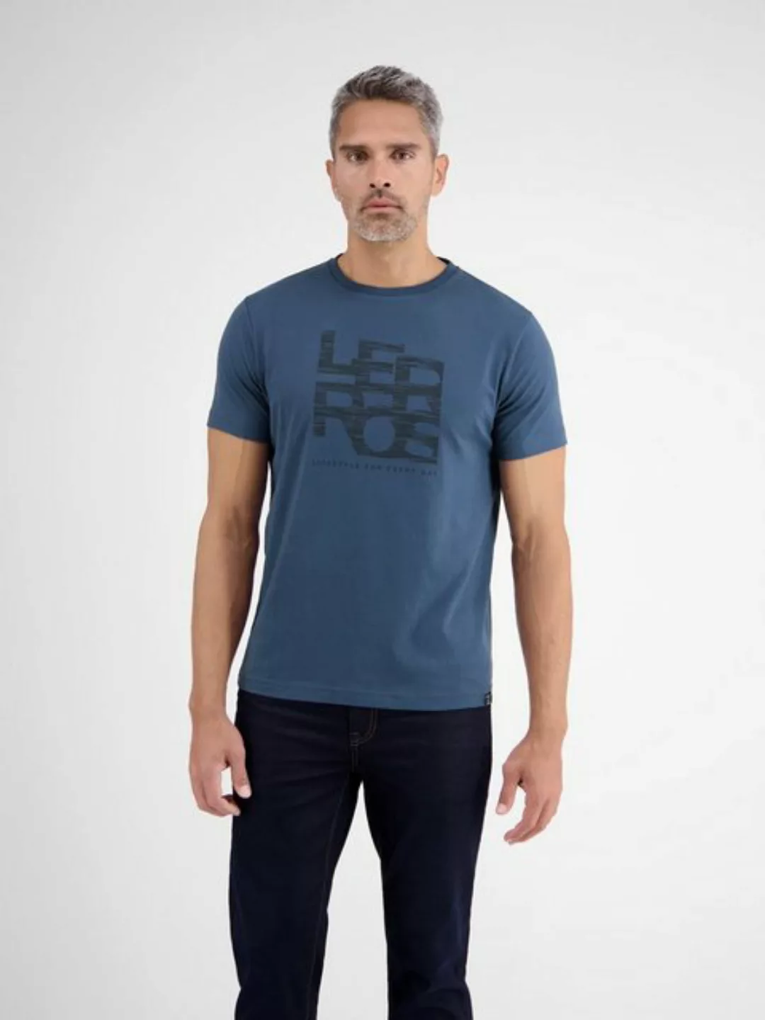 LERROS T-Shirt "LERROS T-Shirt mit LERROS Print" günstig online kaufen