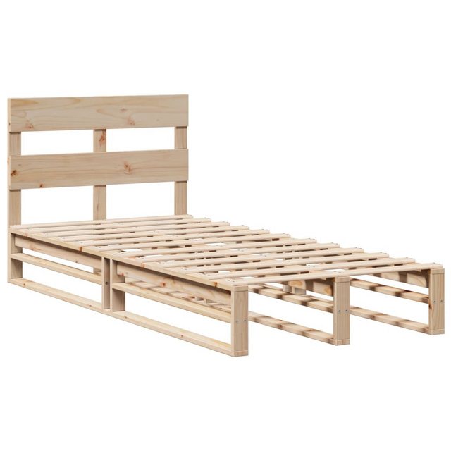 vidaXL Bett Massivholzbett ohne Matratze 90x200 Kiefernholz günstig online kaufen