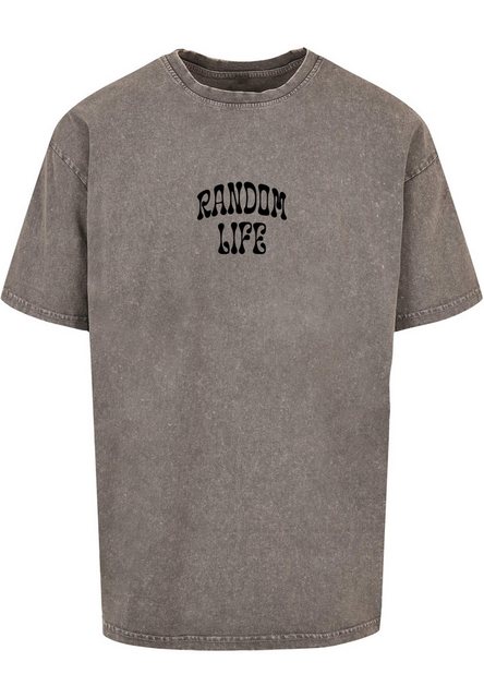 Merchcode T-Shirt Merchcode Herren Random Life Acid Washed Heavy Oversized günstig online kaufen