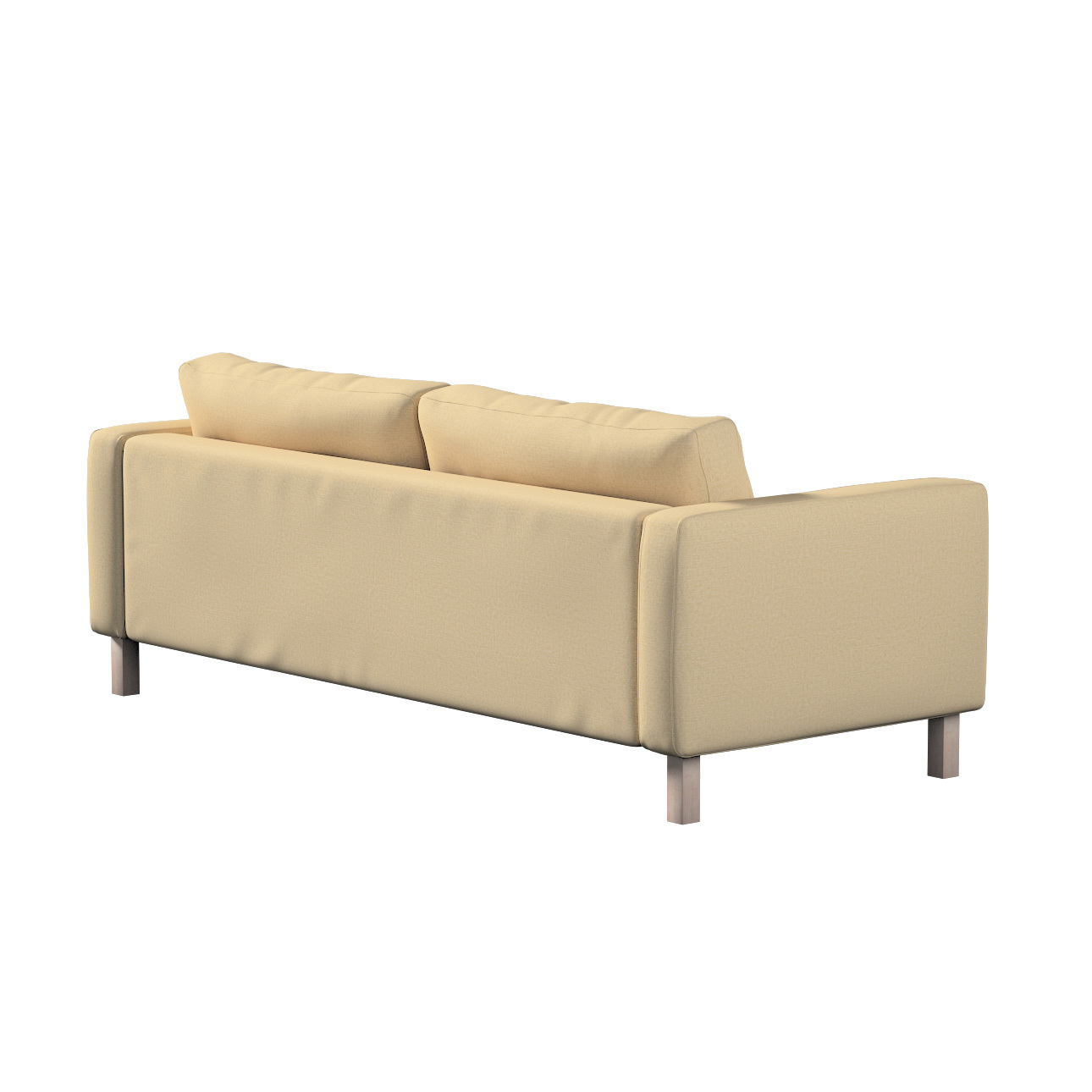 Bezug für Karlstad 3-Sitzer Sofa nicht ausklappbar, kurz, sandfarben, Bezug günstig online kaufen