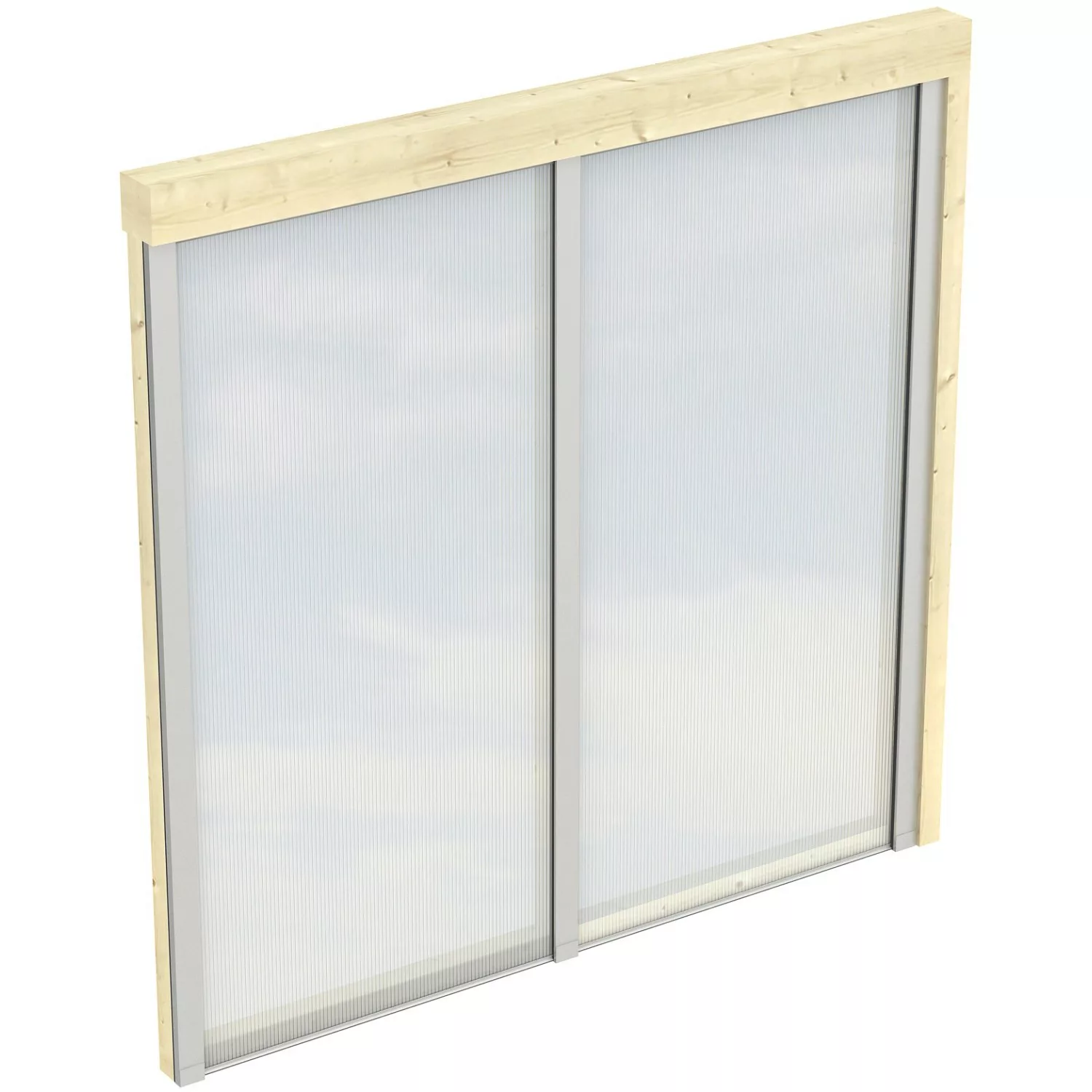 Skan Holz Polycarbonat Seitenwand für Terrassenüberdachung 250/239 cm Tiefe günstig online kaufen