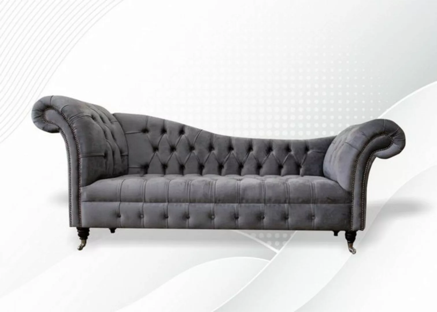 JVmoebel Chesterfield-Sofa, Chesterfield 3 Sitzer Design Sofa Couch 220 cm günstig online kaufen