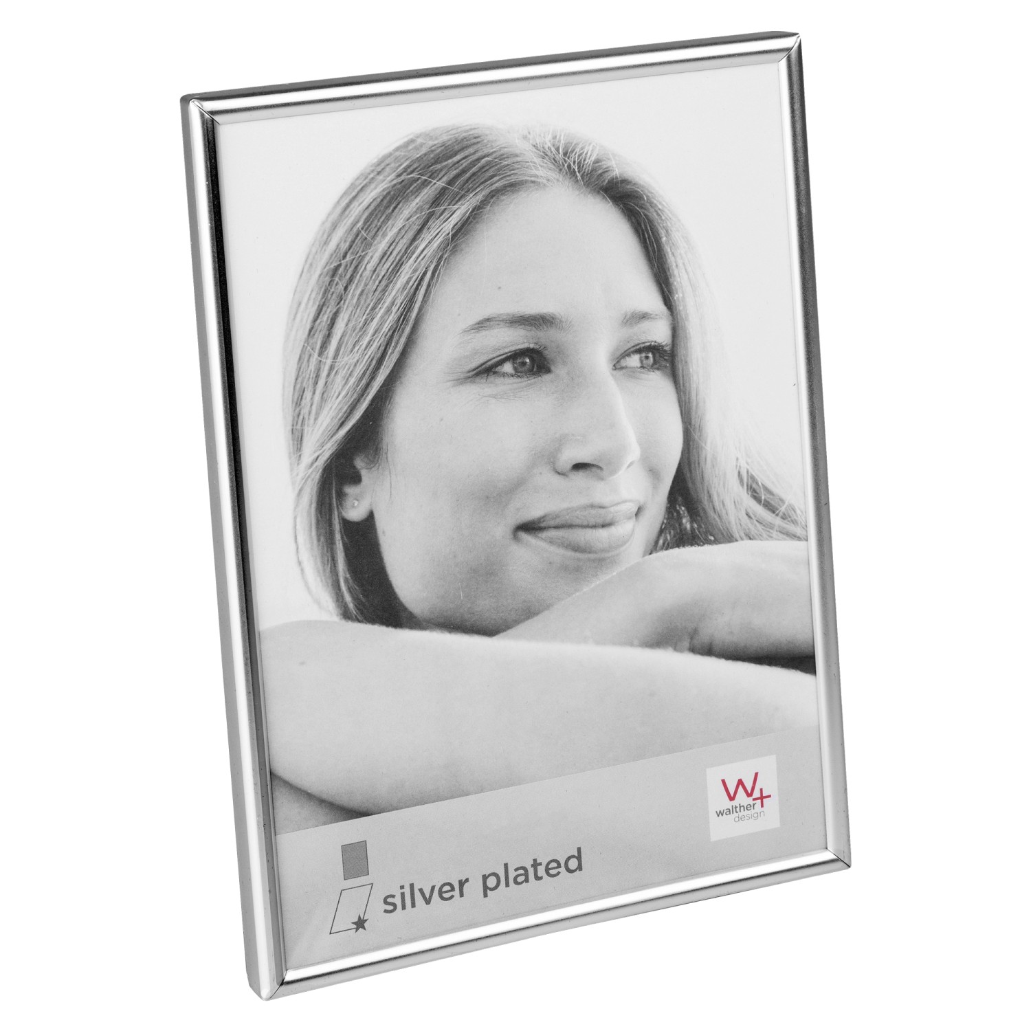 walther design Chloe Portrait Bilderrahmen  2X10x15 cm  Silber günstig online kaufen