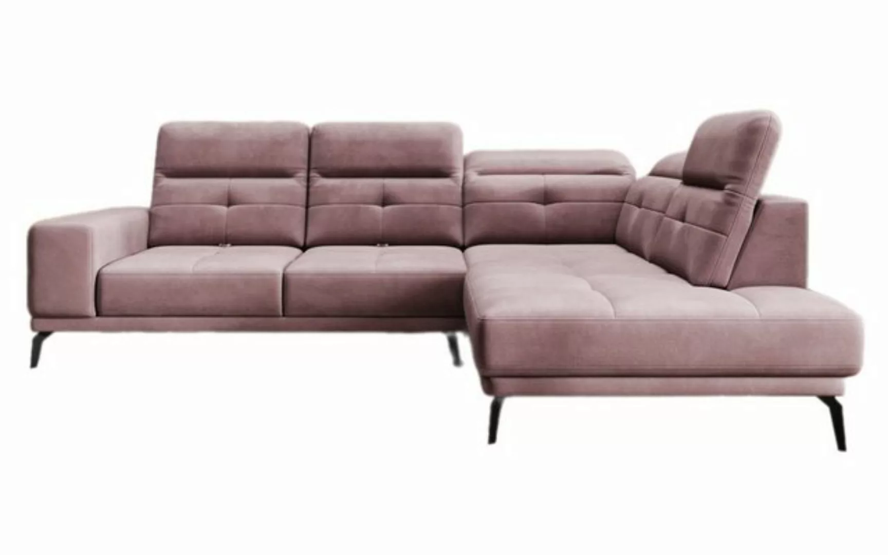 Luxusbetten24 Sofa Designer Sofa Isabella, mit verstellbarer Kopf- und Rück günstig online kaufen