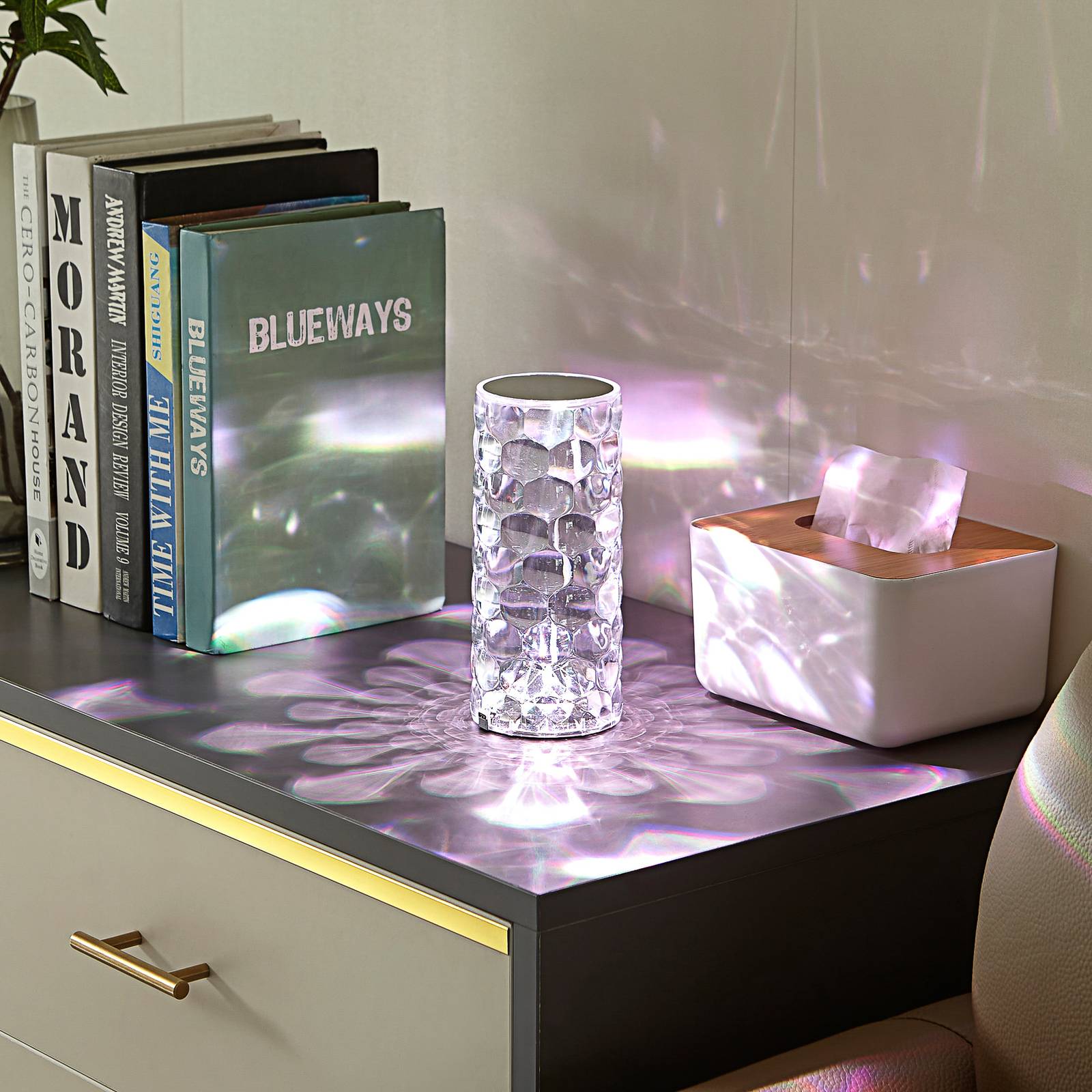 Lindby LED-Akku-Tischleuchte Louane, 18,5 cm, USB, RGBW günstig online kaufen