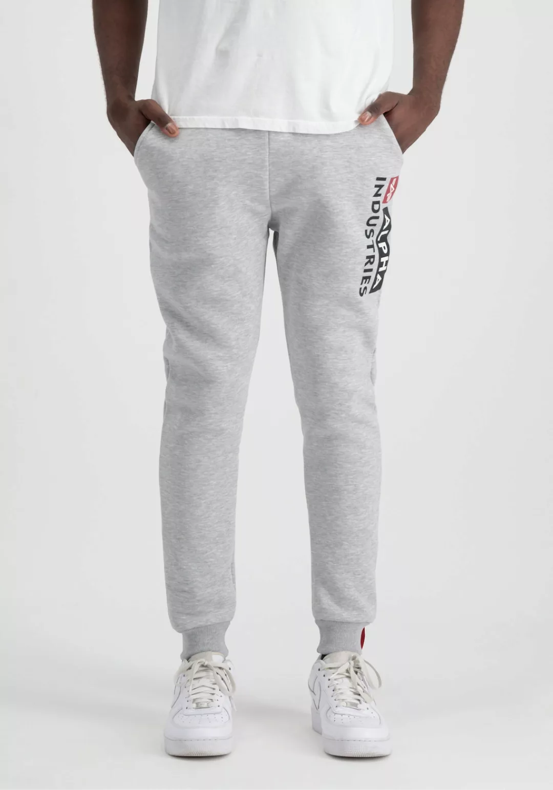 Alpha Industries Jogginghose "Alpha Block-Logo Jogger lange Jogginghose" günstig online kaufen