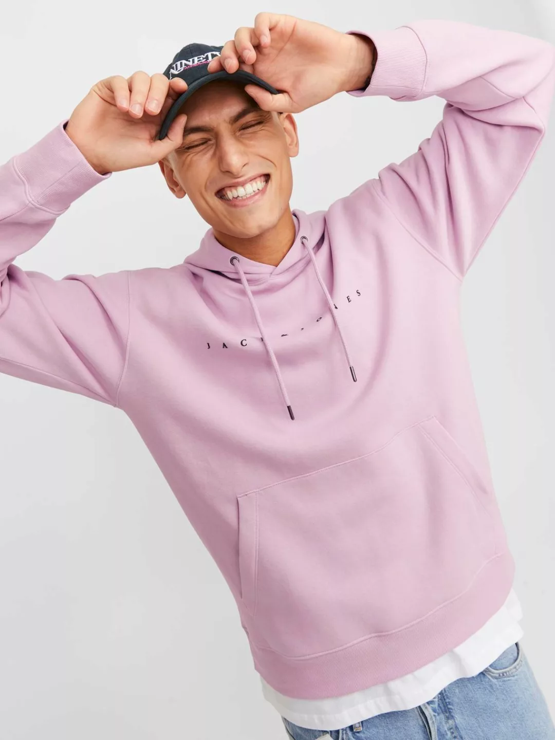 Jack & Jones Kapuzensweatshirt JJESTAR JJ SWEAT HOOD NOOS mit Logo Print im günstig online kaufen