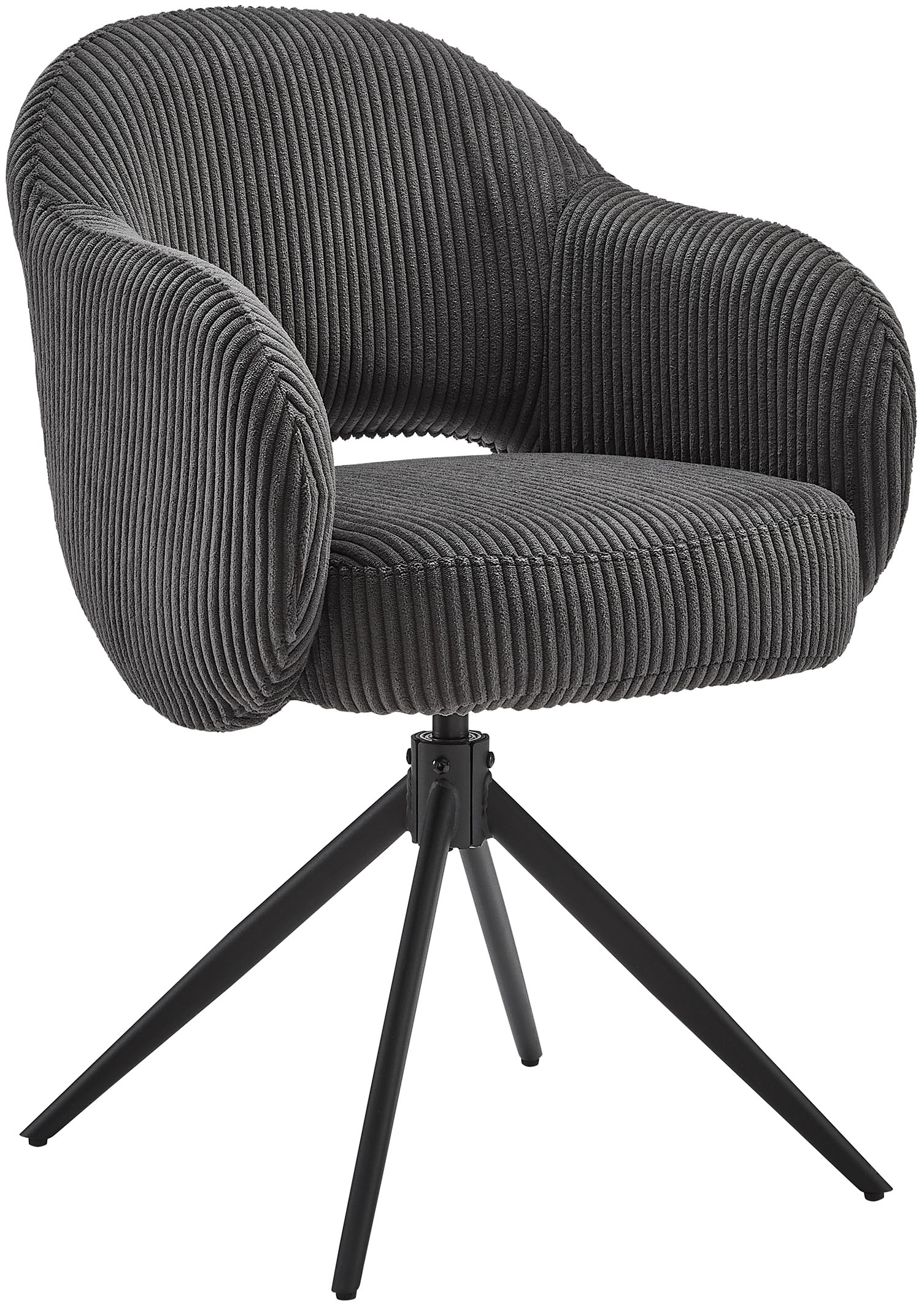 SalesFever Armlehnstuhl, 1 St., Cord, mit 360 Drehfunktion günstig online kaufen