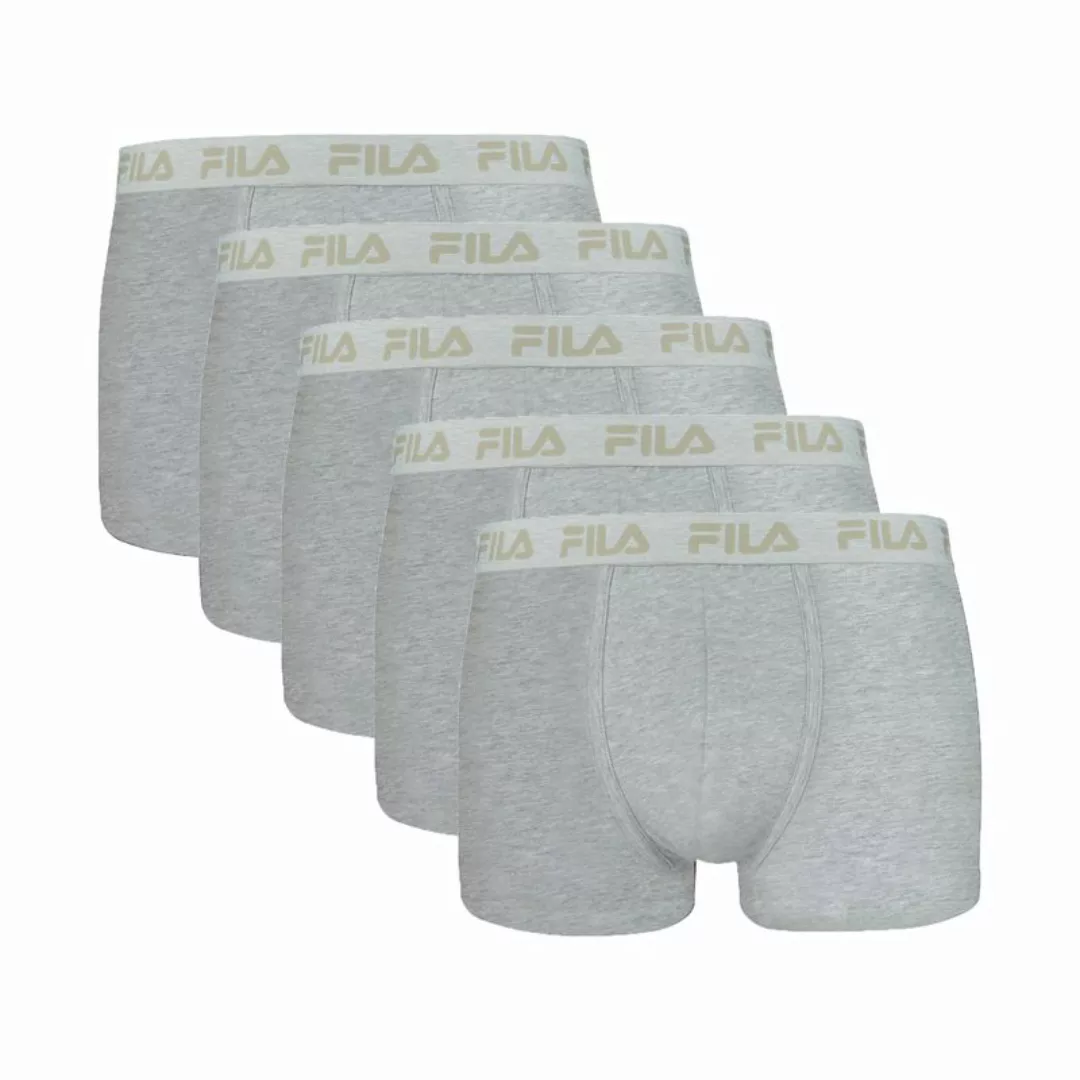 FILA Herren Boxer Shorts, 5er Pack - Logobund, Urban, Cotton Stretch, einfa günstig online kaufen