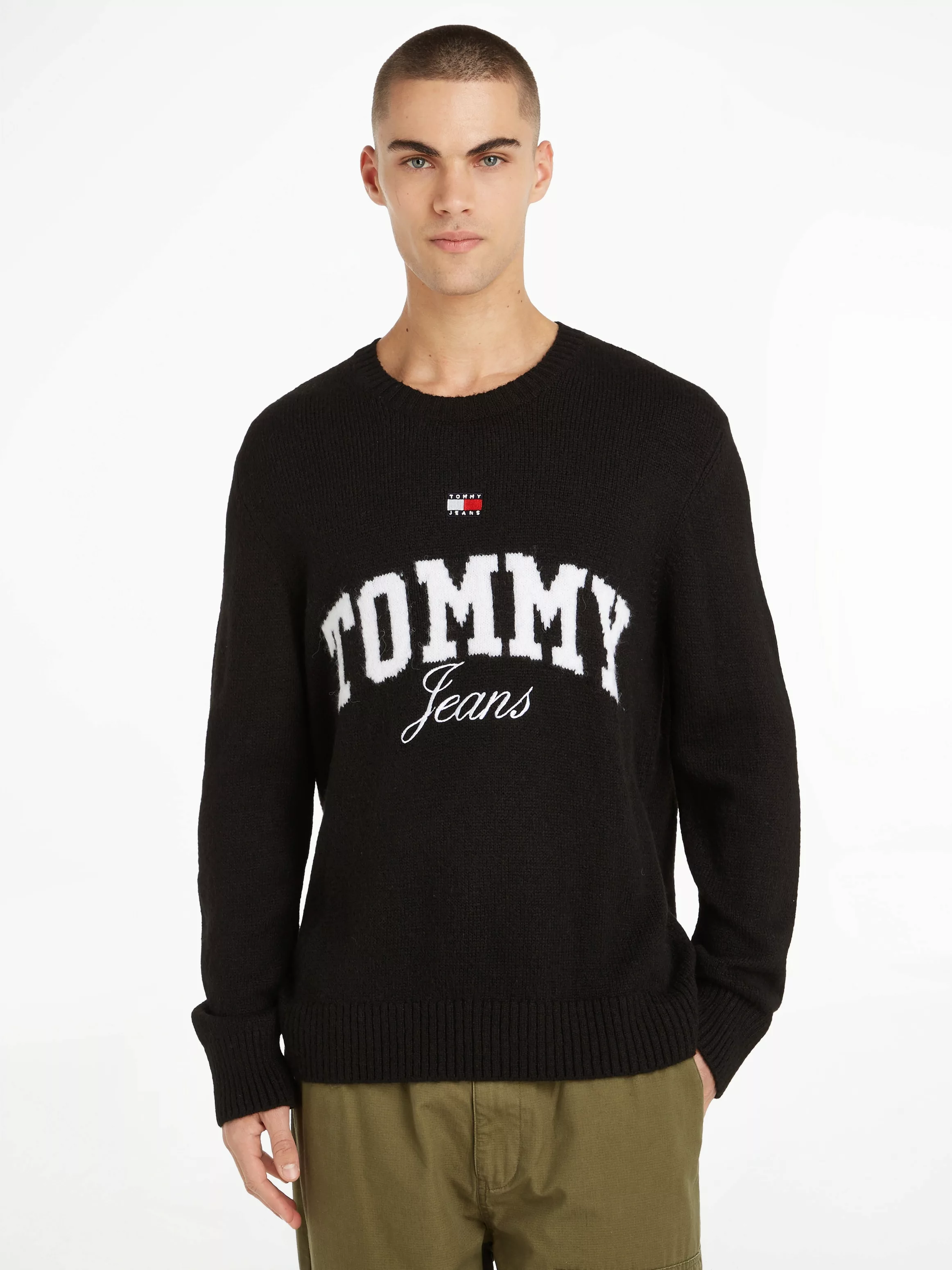 Tommy Jeans Rundhalspullover TJM RLX NEW VARSITY SWEATER günstig online kaufen