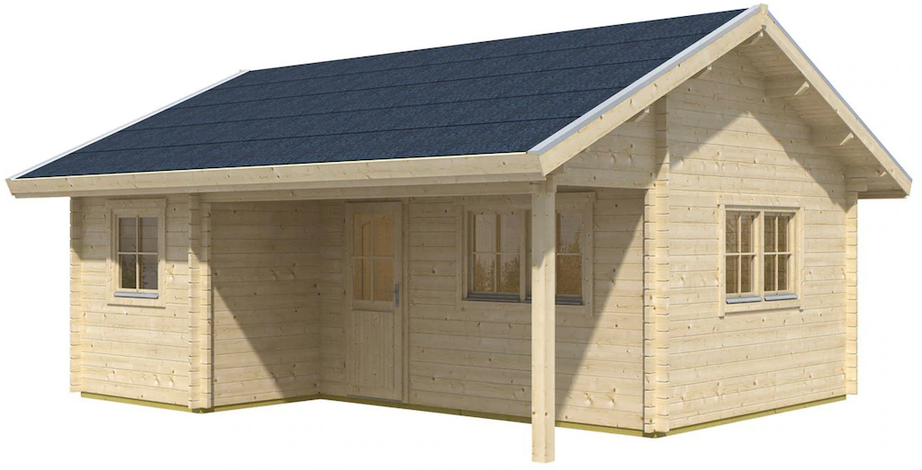 Skan Holz-Gartenhaus Ontario mit Dachlattung B x T 600 cm x 500 cm günstig online kaufen