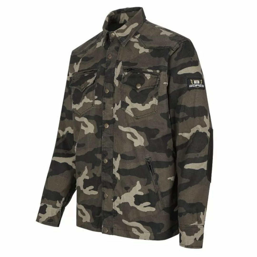 Bores Motorradjacke Military-Jackotorrad Hemd Herren - Army Dunkel-Camoufla günstig online kaufen