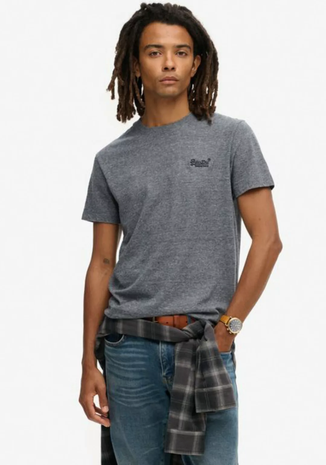 Superdry Rundhalsshirt "Organic Cotton Essential Logo T-Shirt" günstig online kaufen