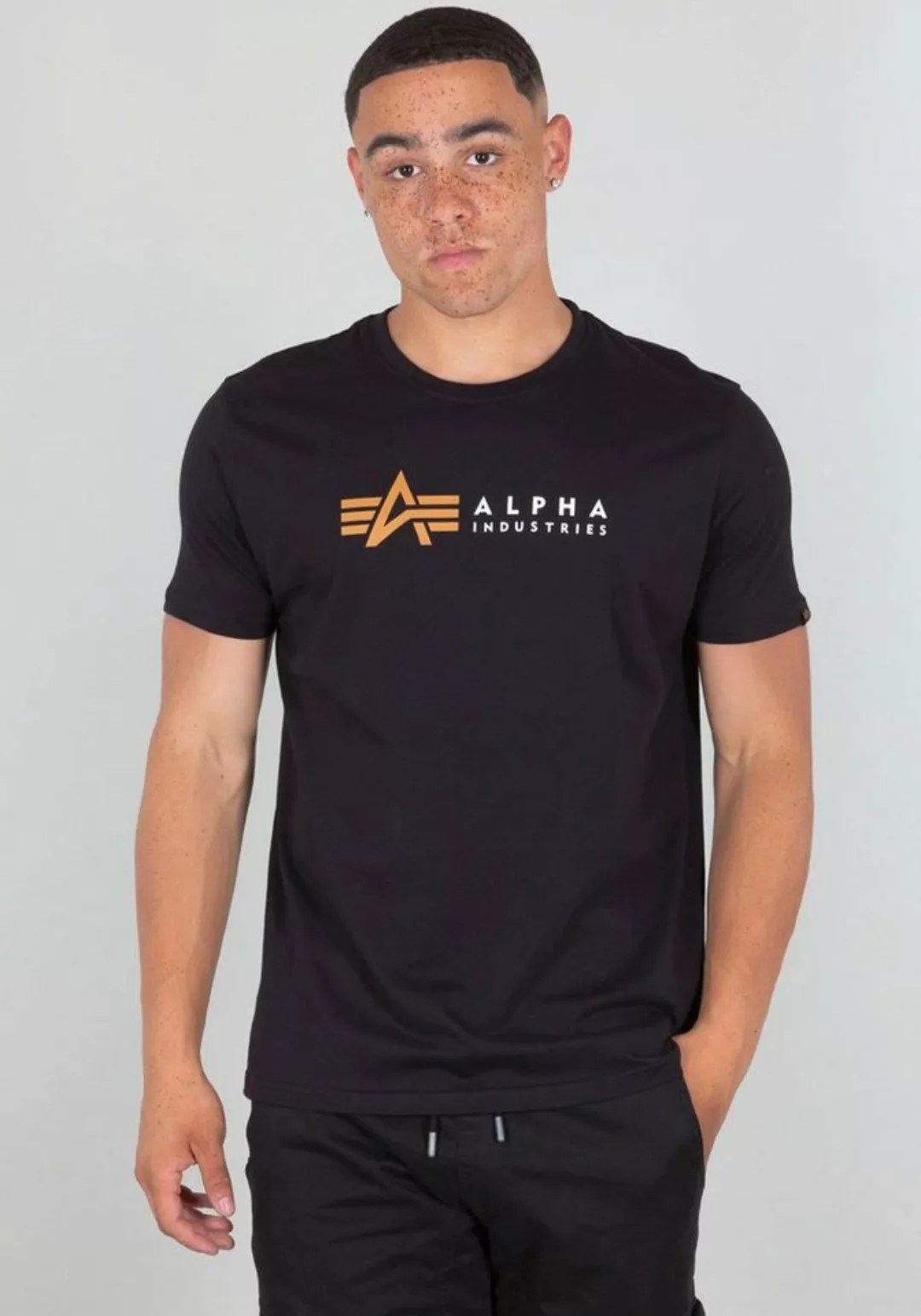 Alpha Industries Kurzarmshirt Alpha Label T günstig online kaufen