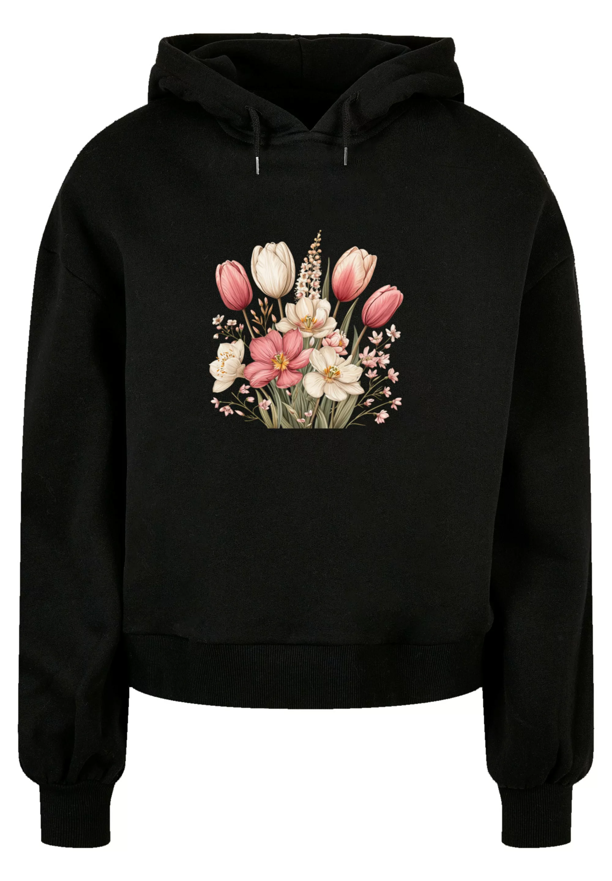 F4NT4STIC Sweatshirt "Rosa weißer Frühlingsblumenstrauß", Premium Qualität günstig online kaufen