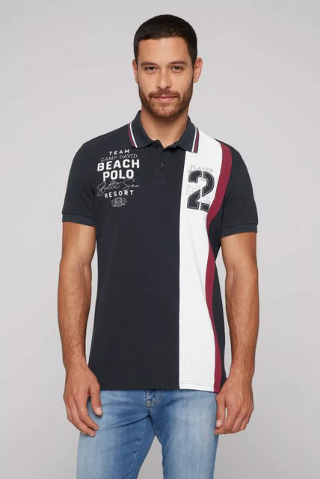 CAMP DAVID Poloshirt, aus Baumwolle günstig online kaufen